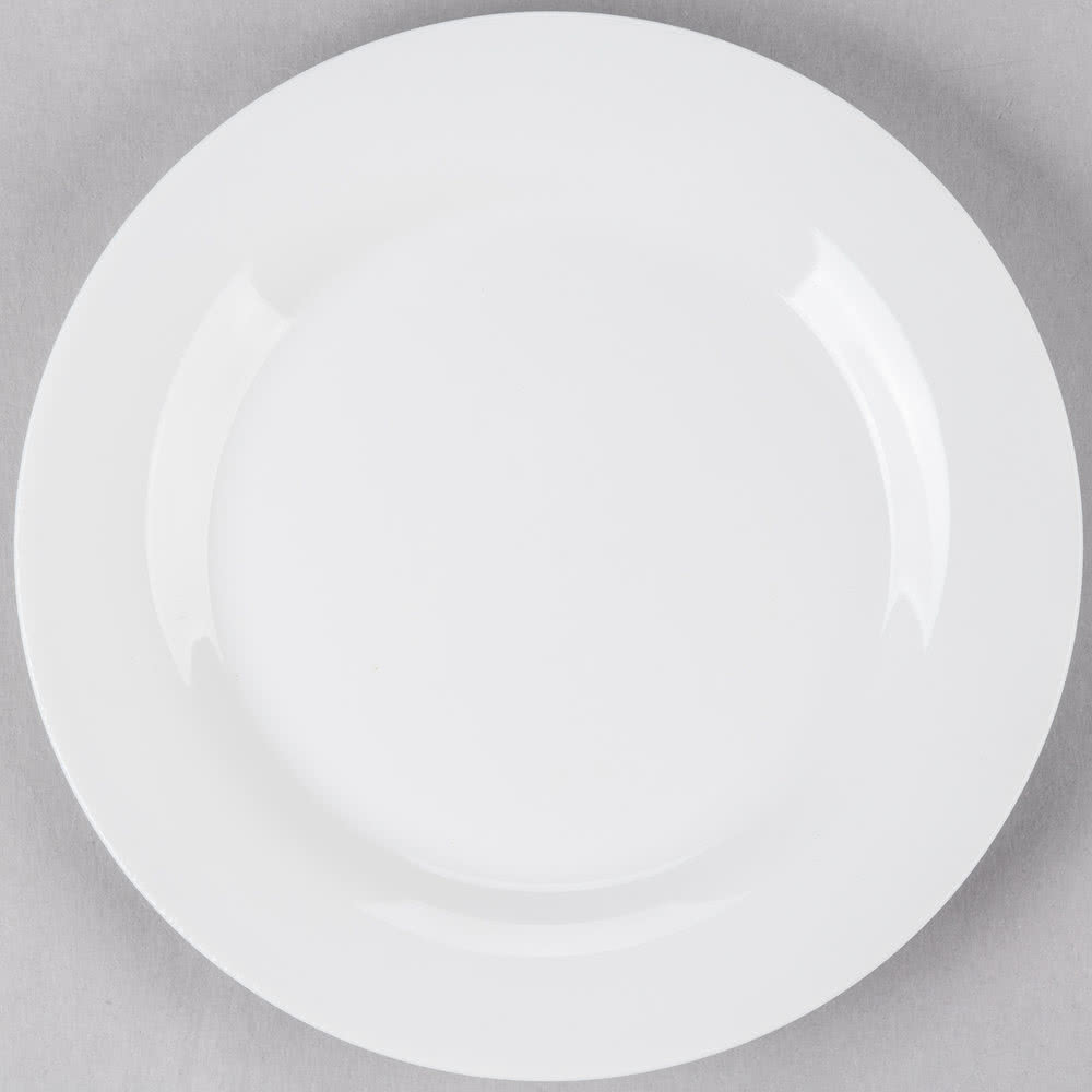 Moonlight And Rust Plate 7 Inch Plate White